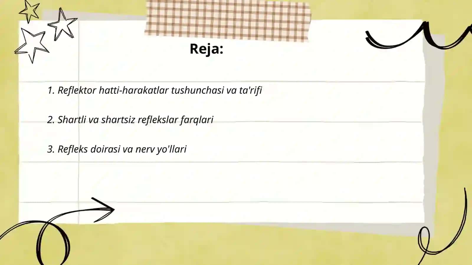 Reflektor hatti-harakatlar 2