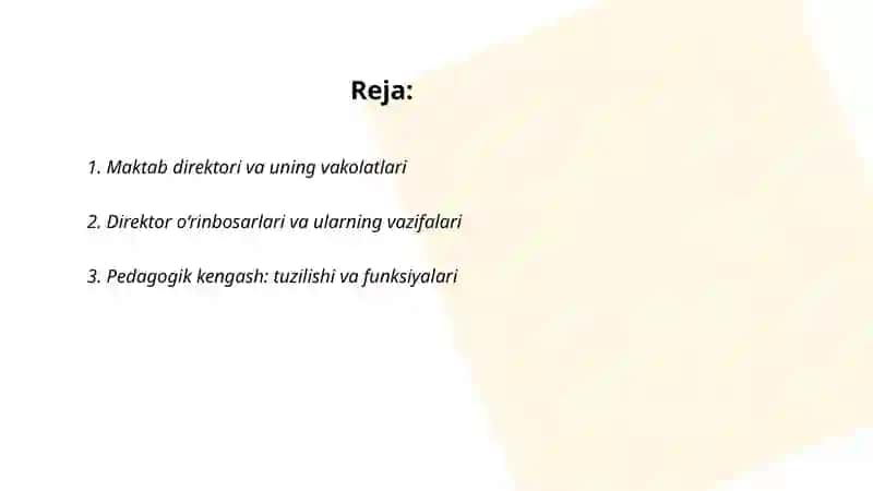 Maktabda boshqaruv organlari va ularning vazifalari 2