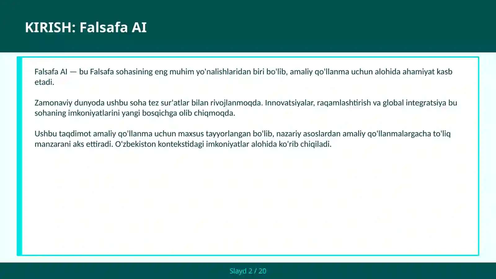 Falsafa AI 2