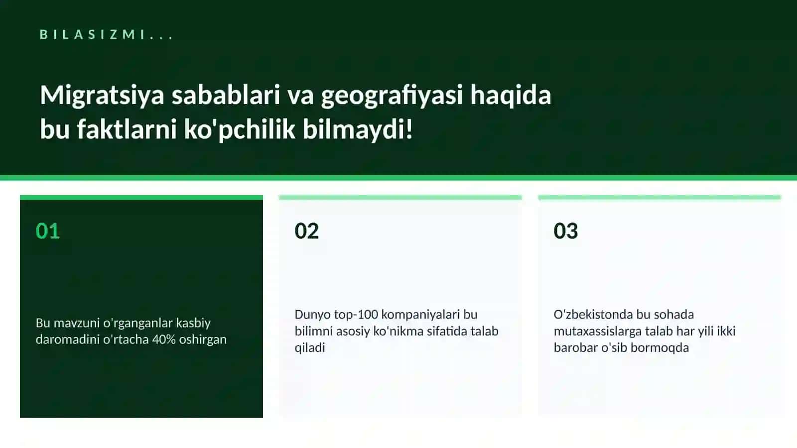 Migratsiya sabablari va geografiyasi 2