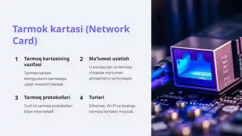 Kompyuter Tarmoqlari Komponentlari 2