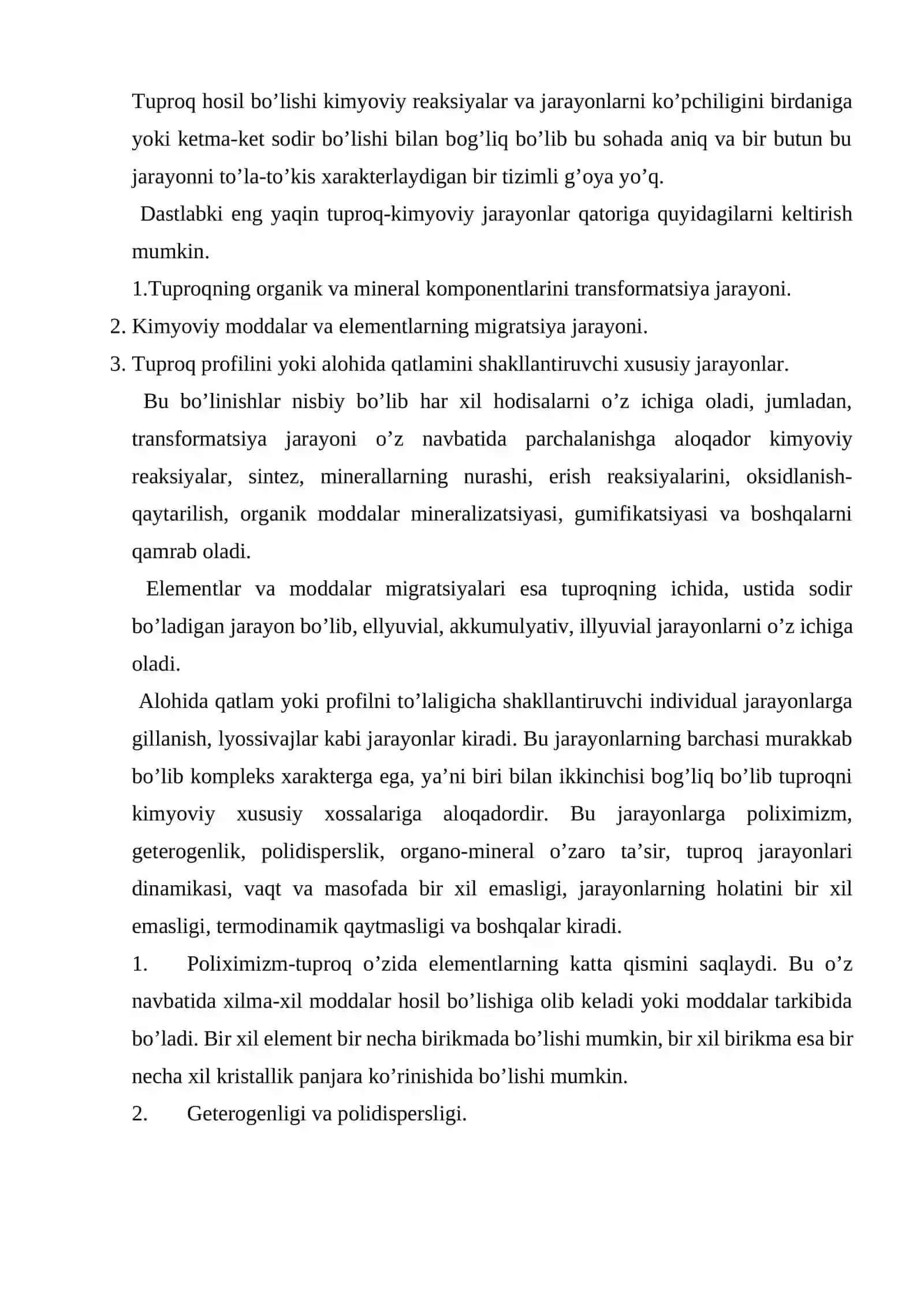 tuproq elementlarning kimyoviy tarkibi 2