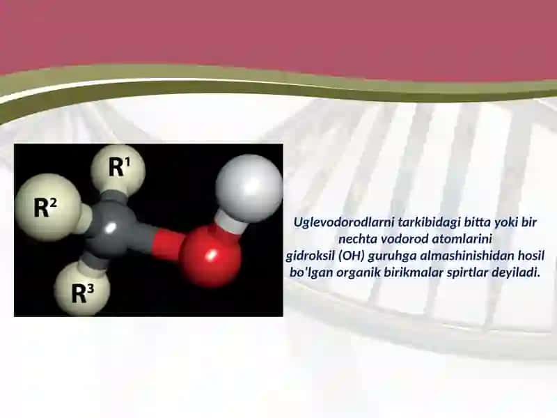 To'yingan bir atomli spirtlar 2