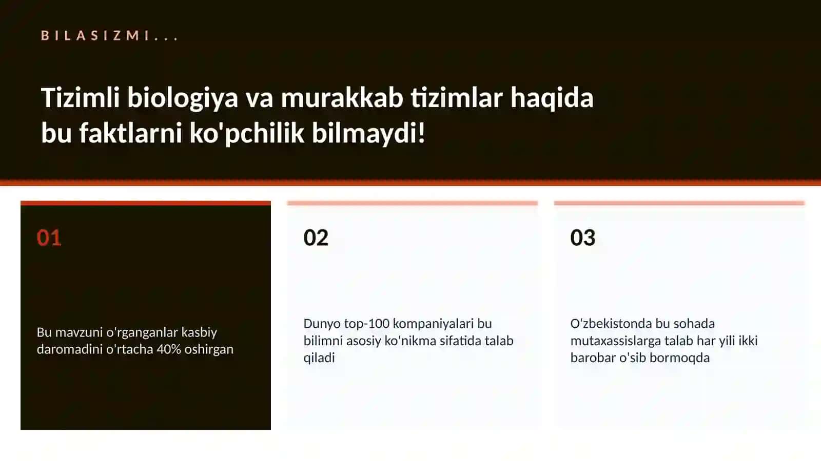 BIOTEXNOLOGIYA VA GENOMIKA 2