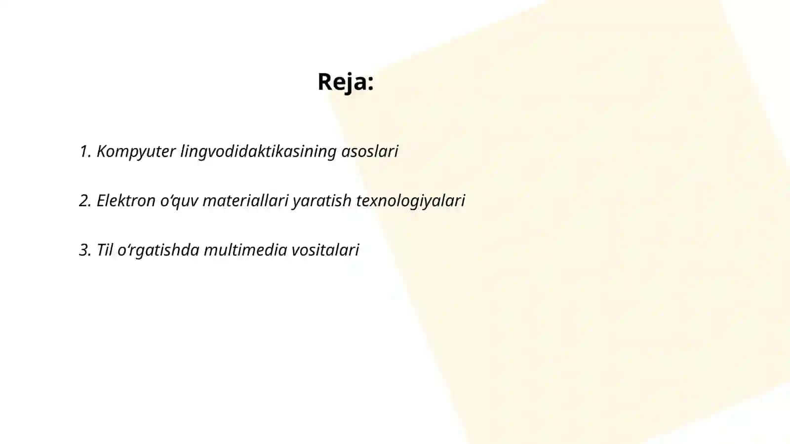 Kompyuter lingvodidaktikasi 2