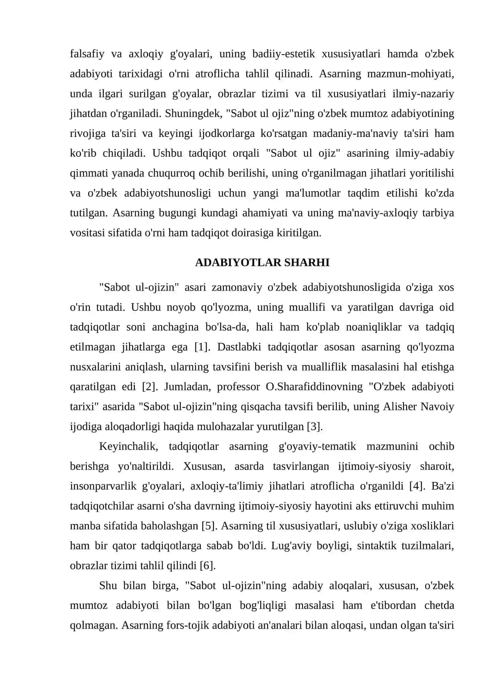 SABOT UL OJIZIN ASARI 2