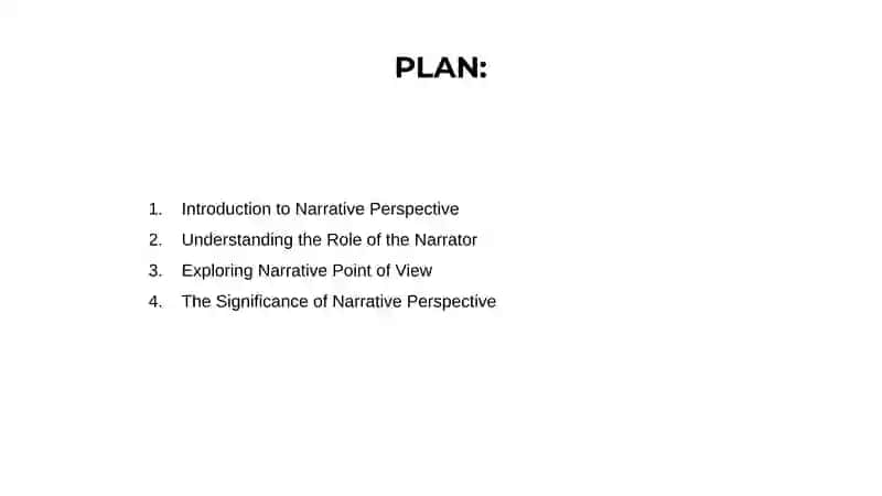 Introduction to Narrative Perspective 2