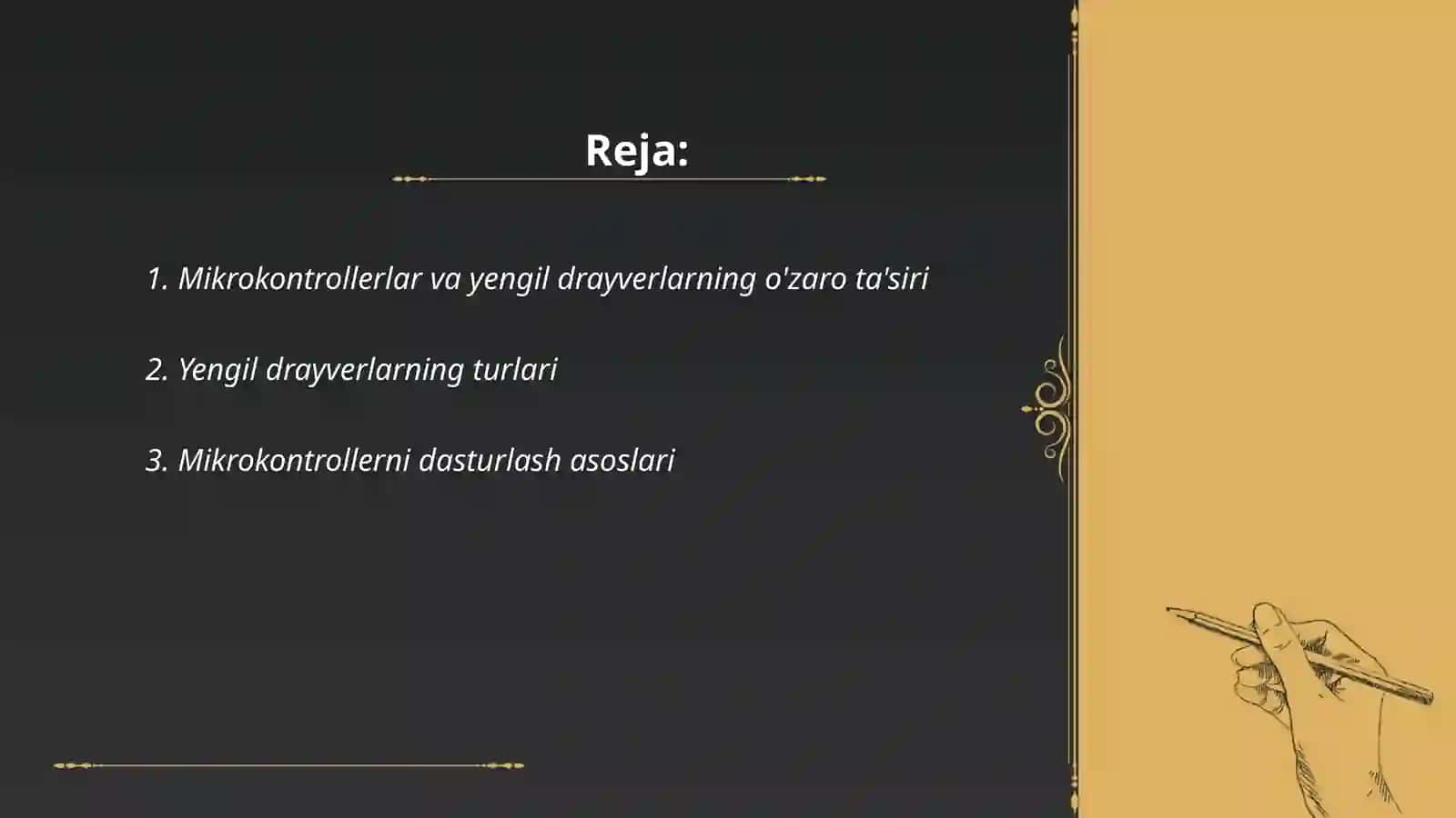Yengil drayverlarni mikrokontrollerga ulash 2