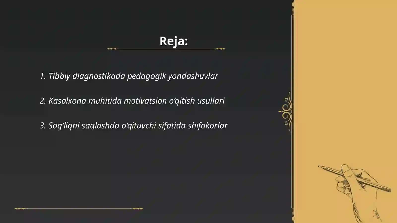 Tibbiy diagnostikada pedagogik yondashuvlar 2