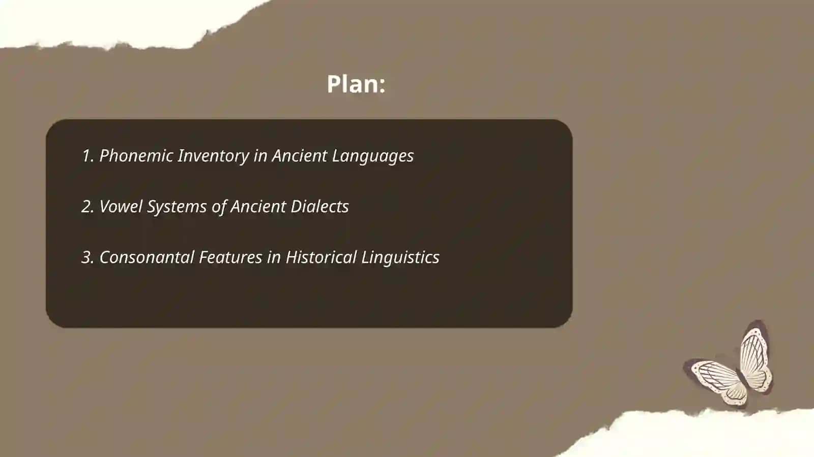 Phonetic features of the target language in ancient times 2