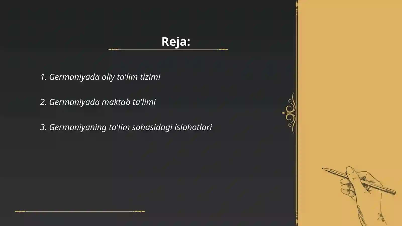 Germaniya ta’lim tizimini o’rganish 2