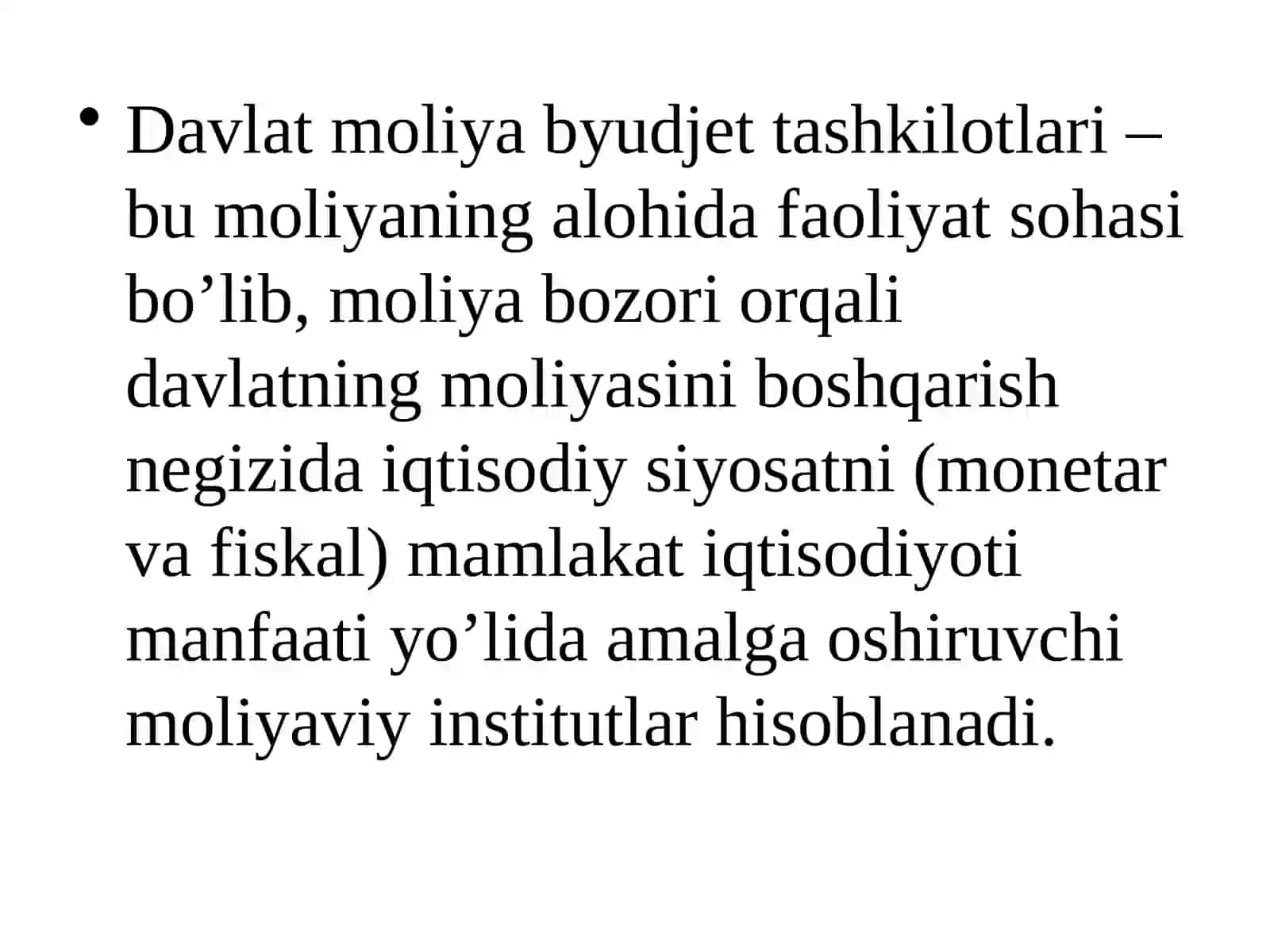 Xalqaro moliya institutlarining moliya bozorlaridagi faoliyati va roli 2