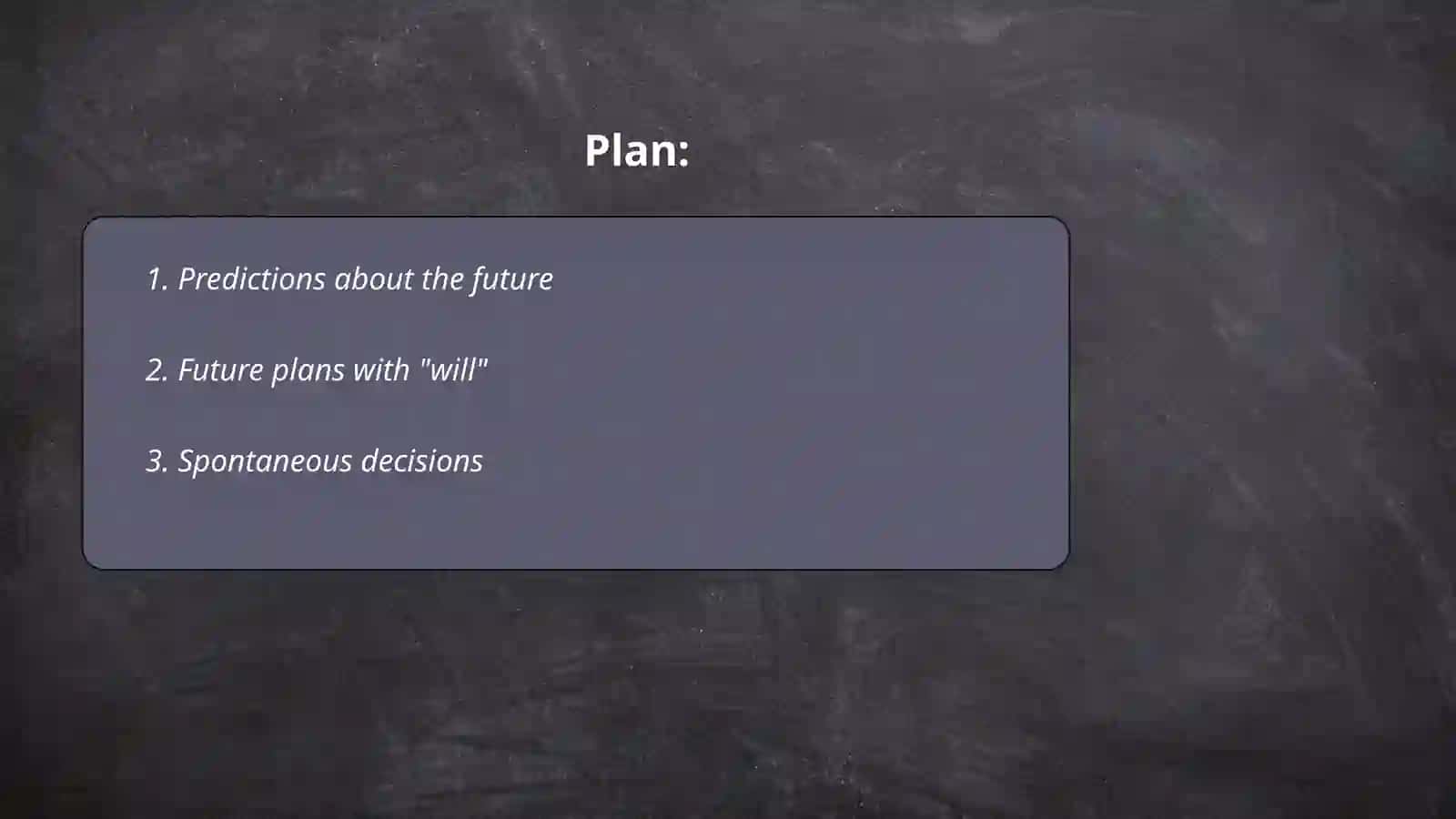 Future Simple 2