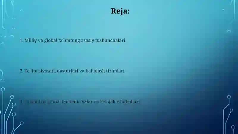 Milliy ta'lim tushunchasi 2