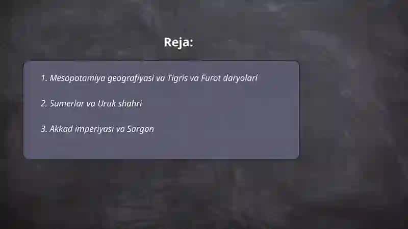 Qadimgi Mesopotamiya 2
