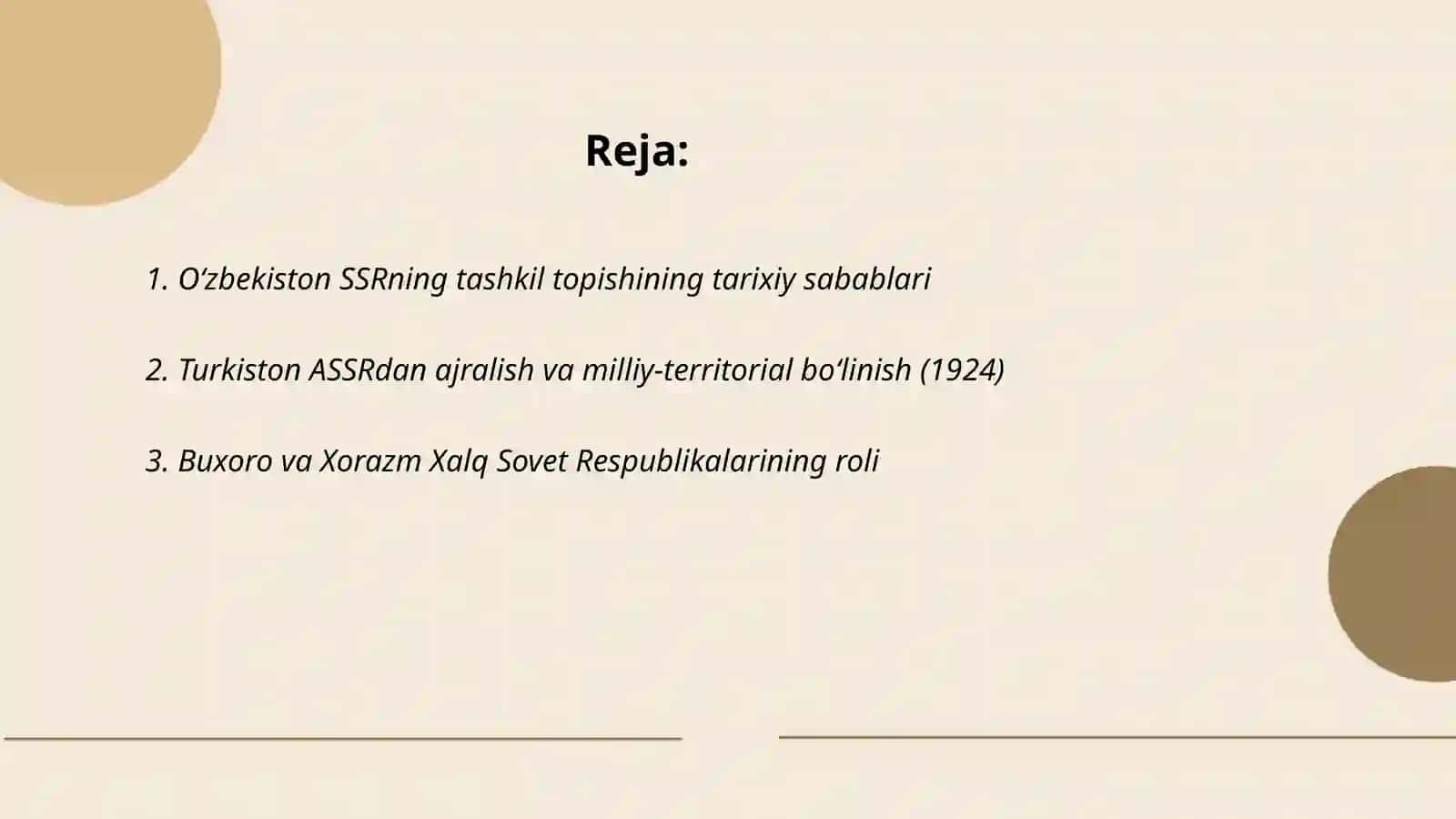 Oʻzbekiston SSR tashkil topishi 2