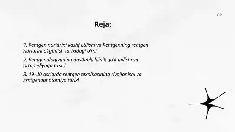 Rentgen nurlarini o‘rganish tarixi 2