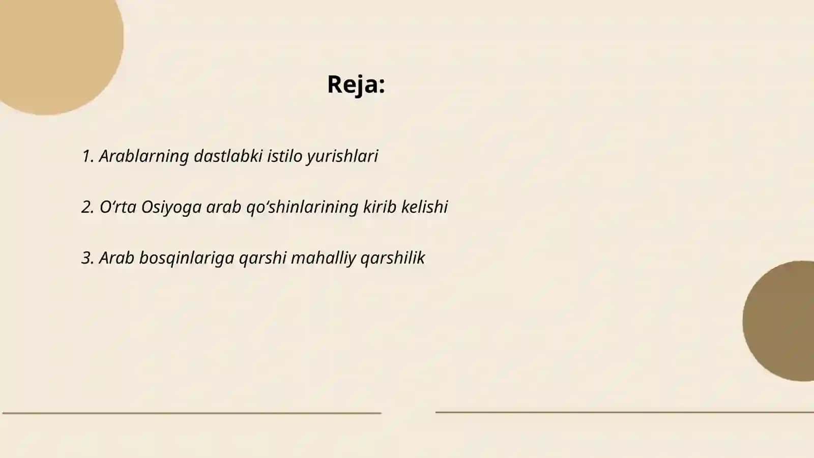Arablarning Oʻrta Osiyoni istilo qilishi 2