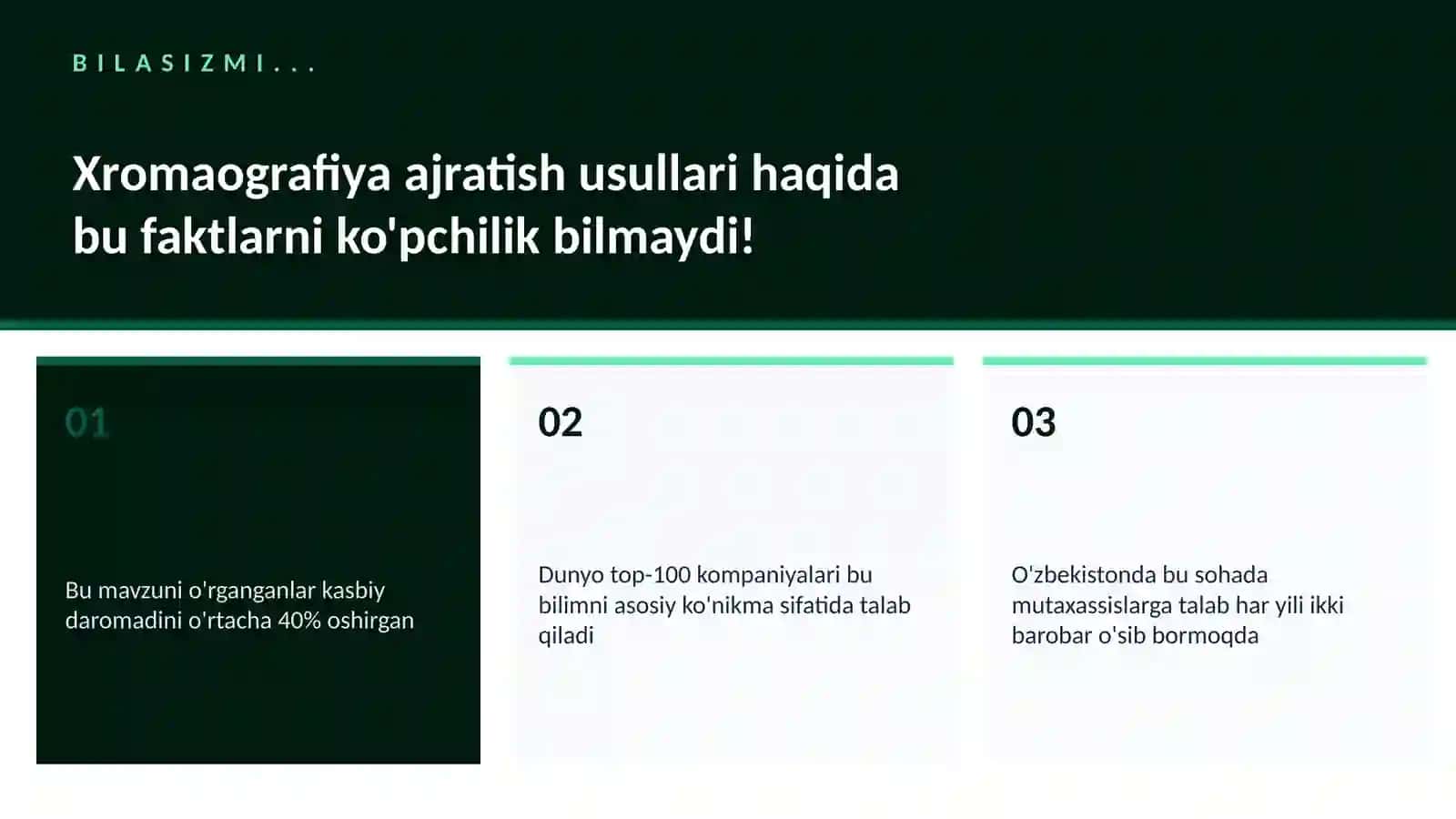 Xromaografiya ajratish usullari 2