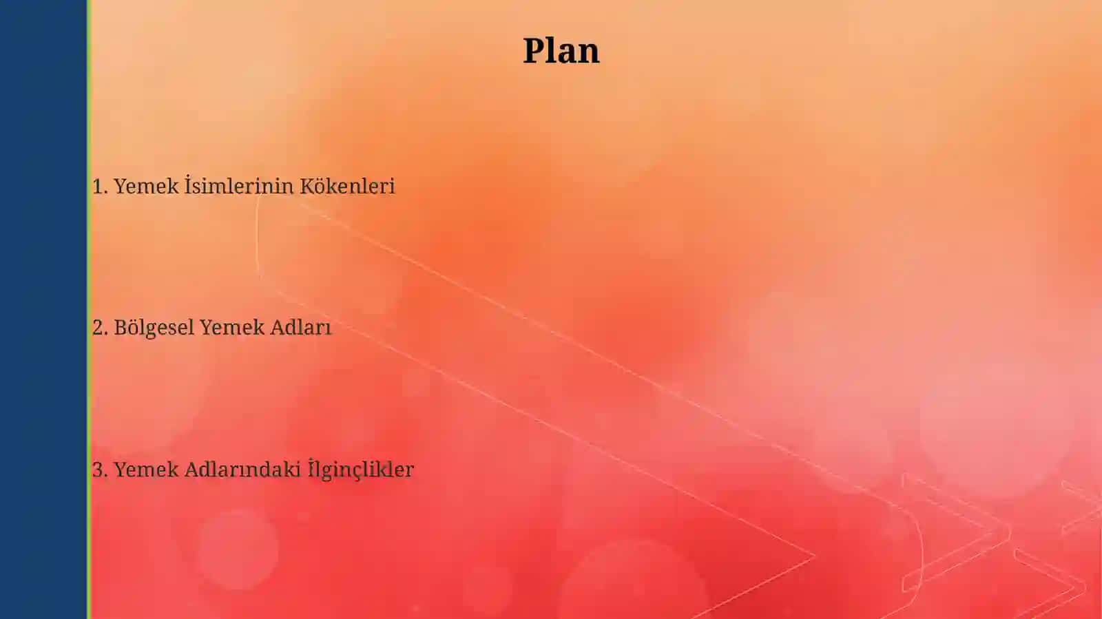 YEMEK ADLARI 2