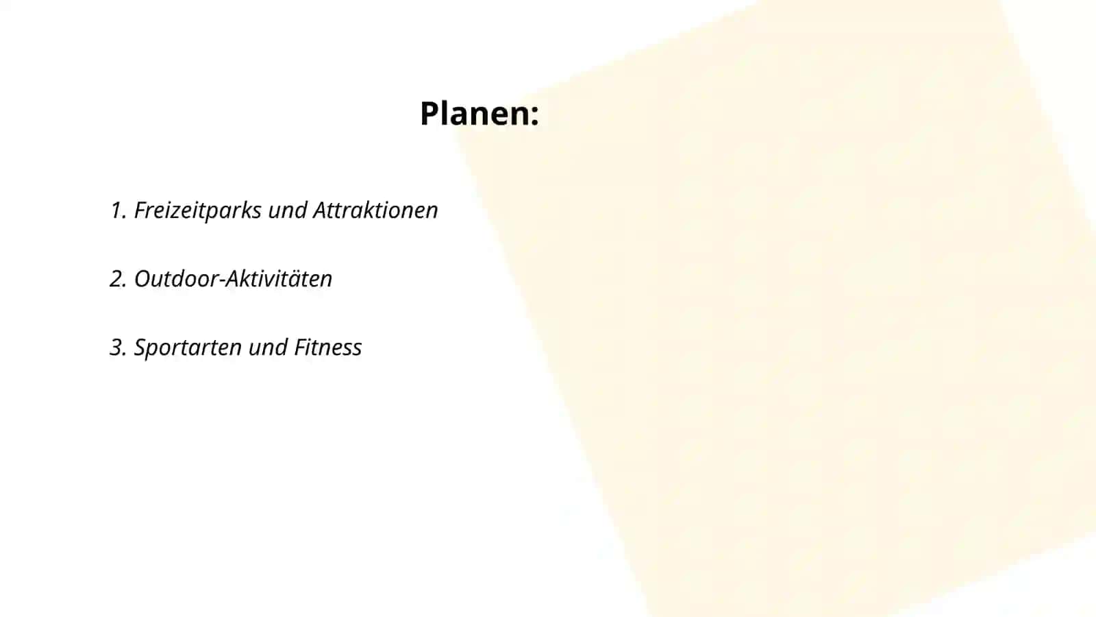 Freizeitparks und Attraktionen 2