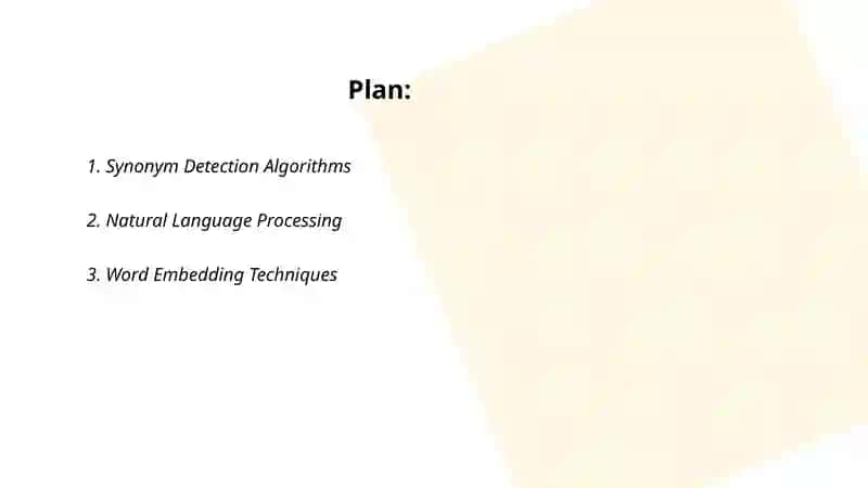 Synonyms and document classification 2