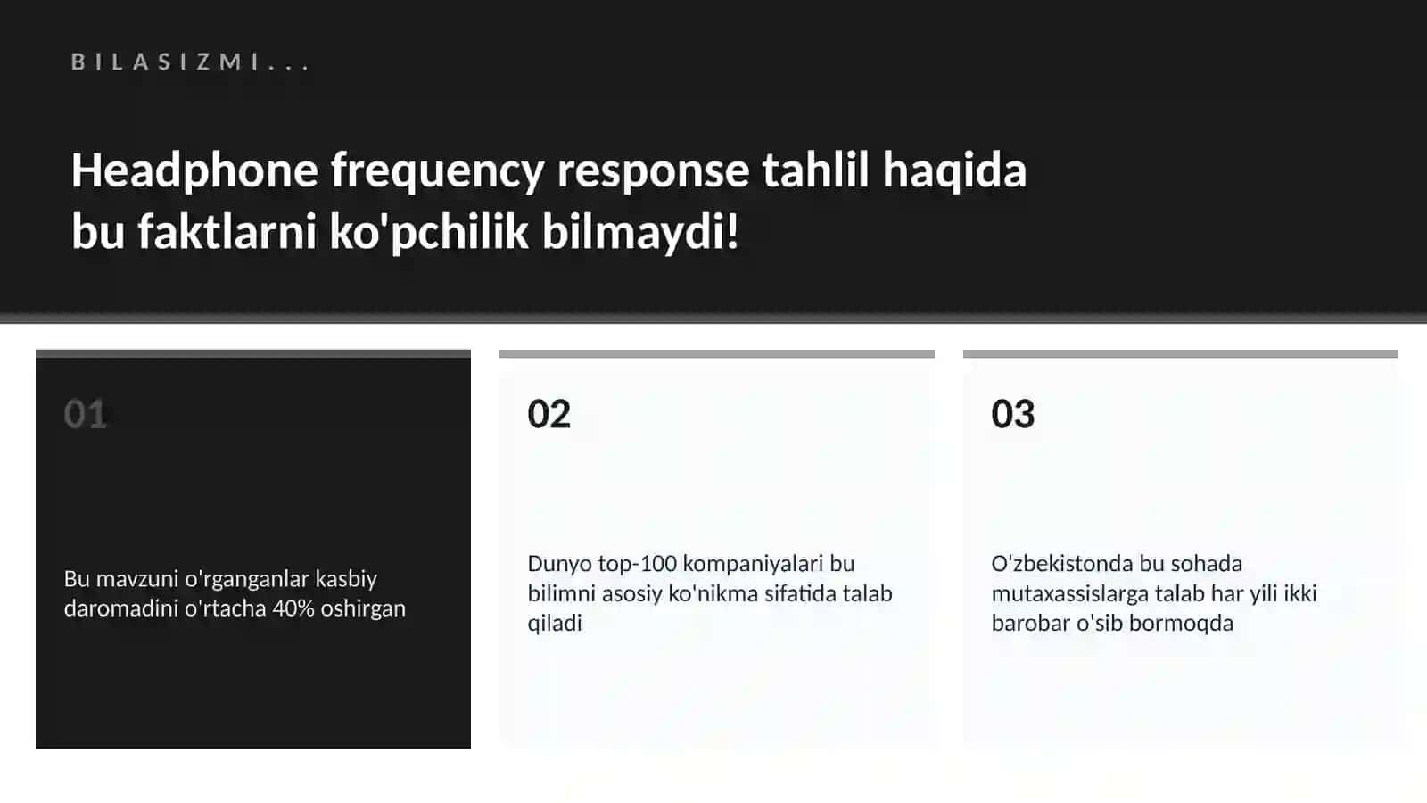 Headphone frequency response tahlil 2