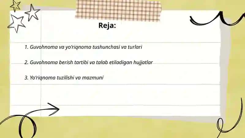 Guvohnoma va yoʻriqnoma 2