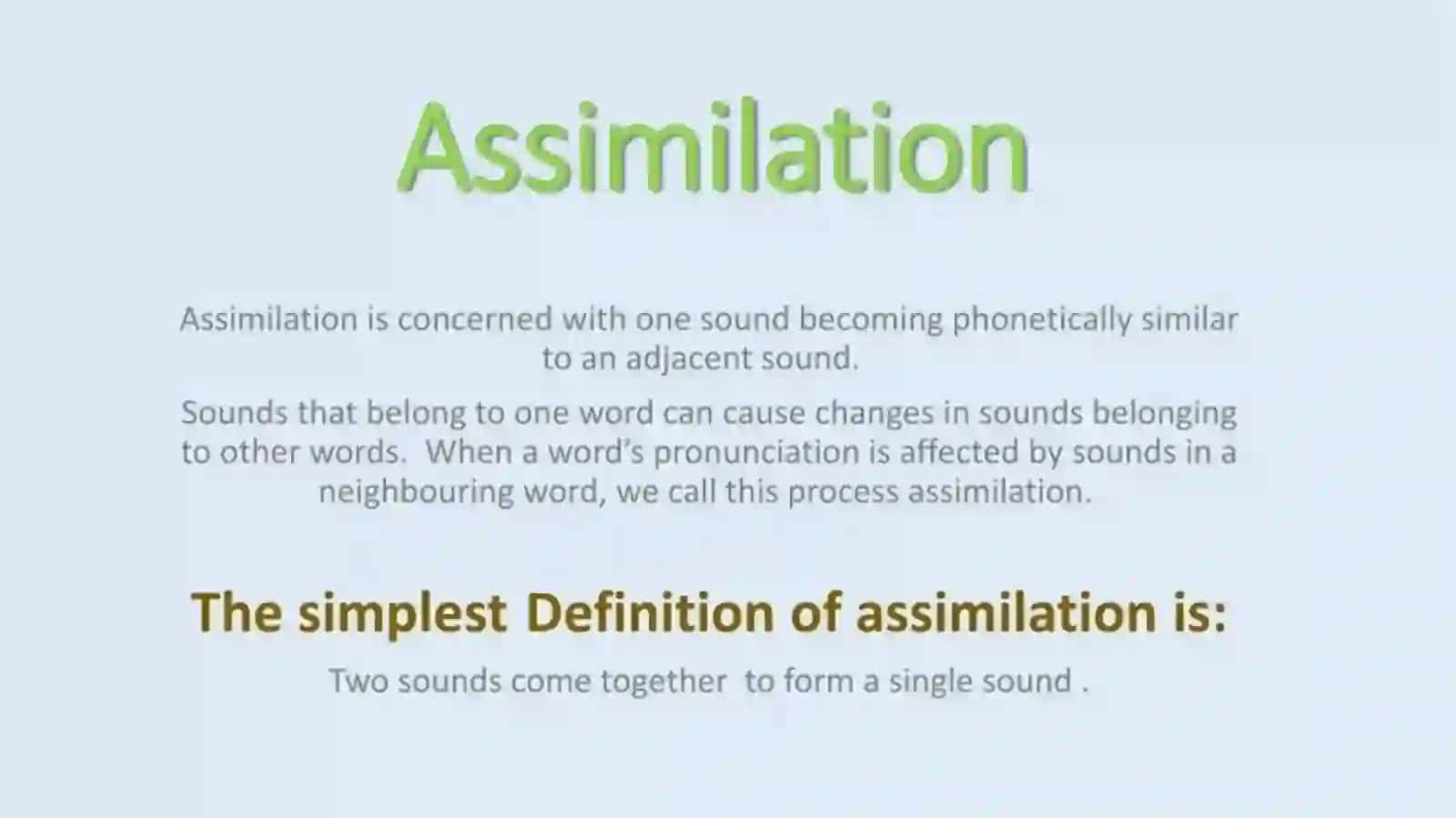 THEME:“Assimilation“ 2