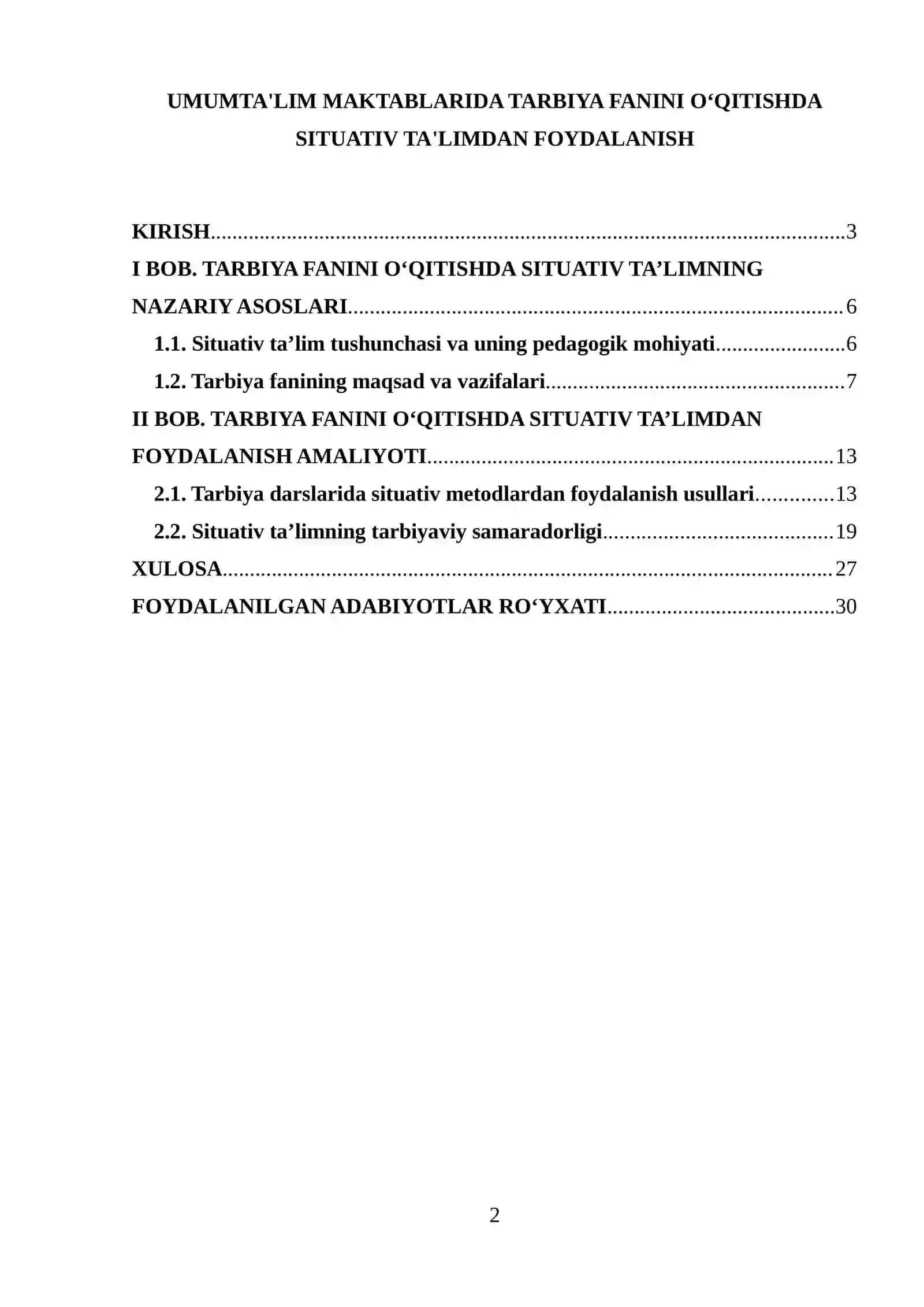 Mavzu dolzarbligi 2