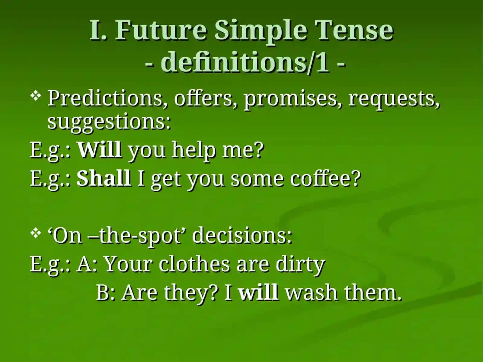 Future Tenses 2