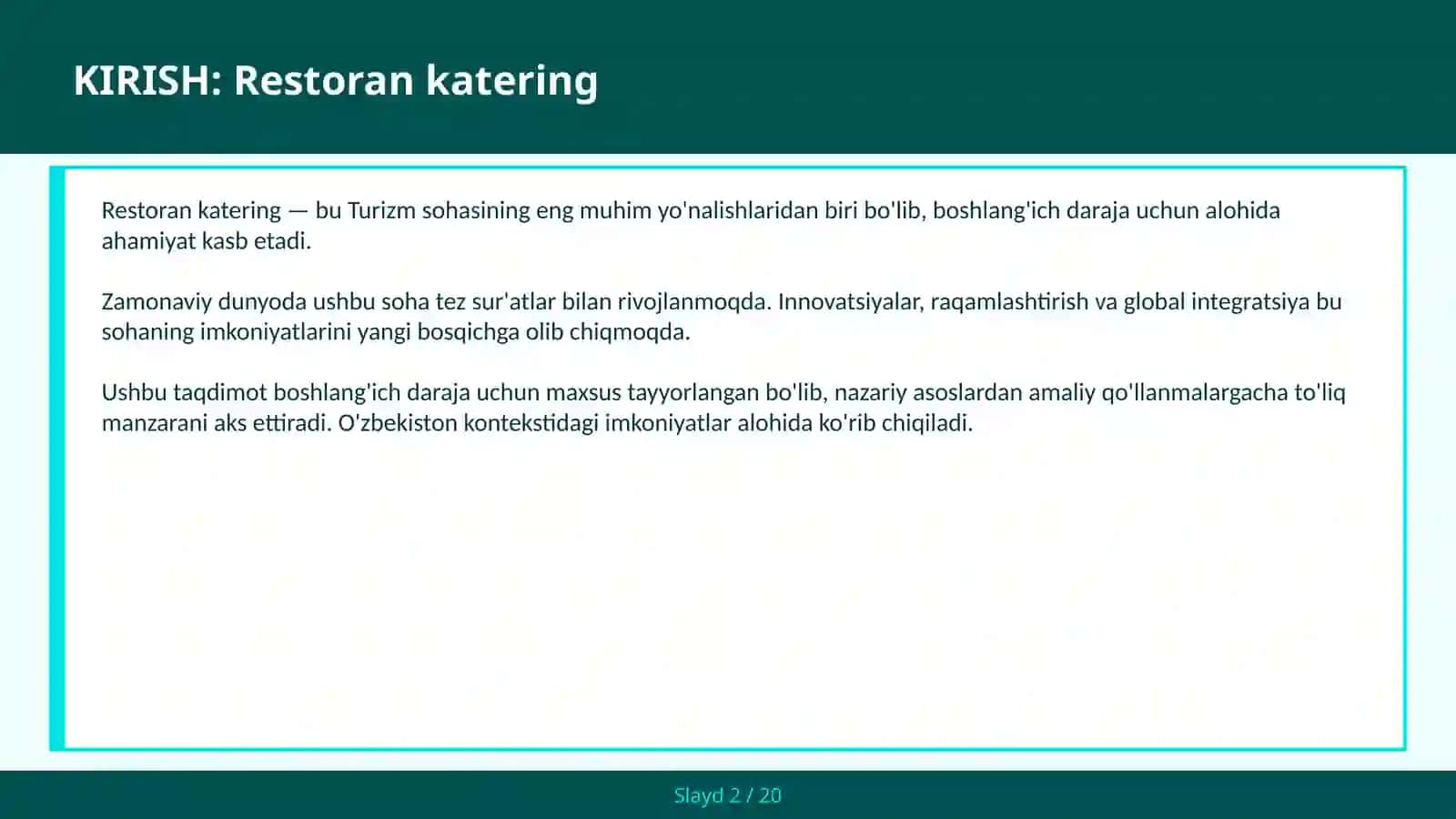 Restoran katering 2