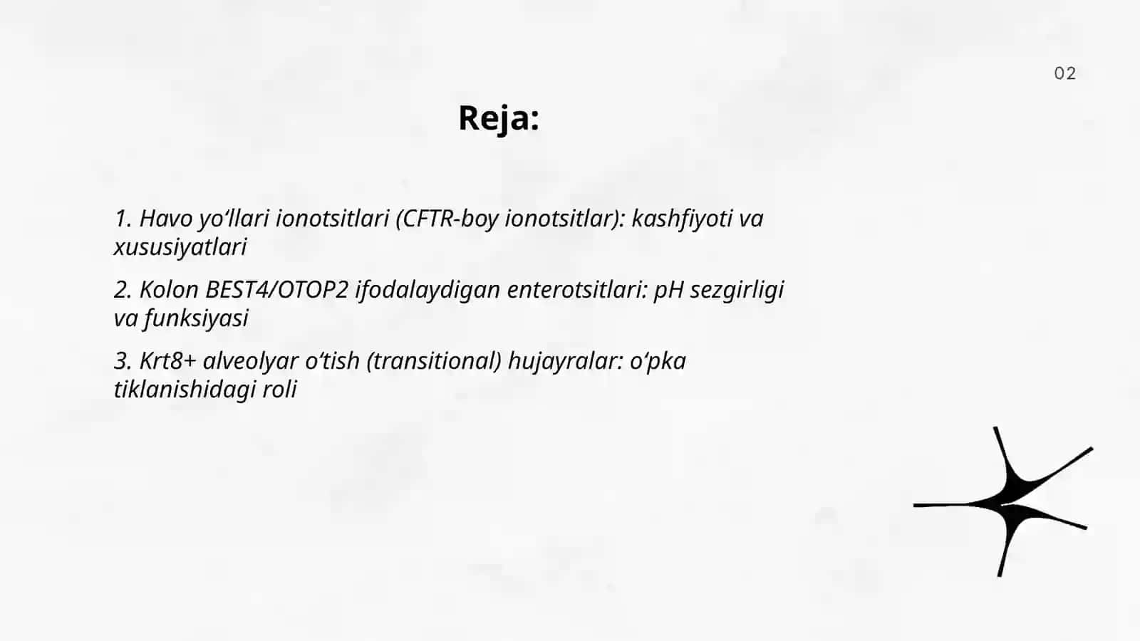 Sitologiya fanidan tayyorlagan taqdimoti 2