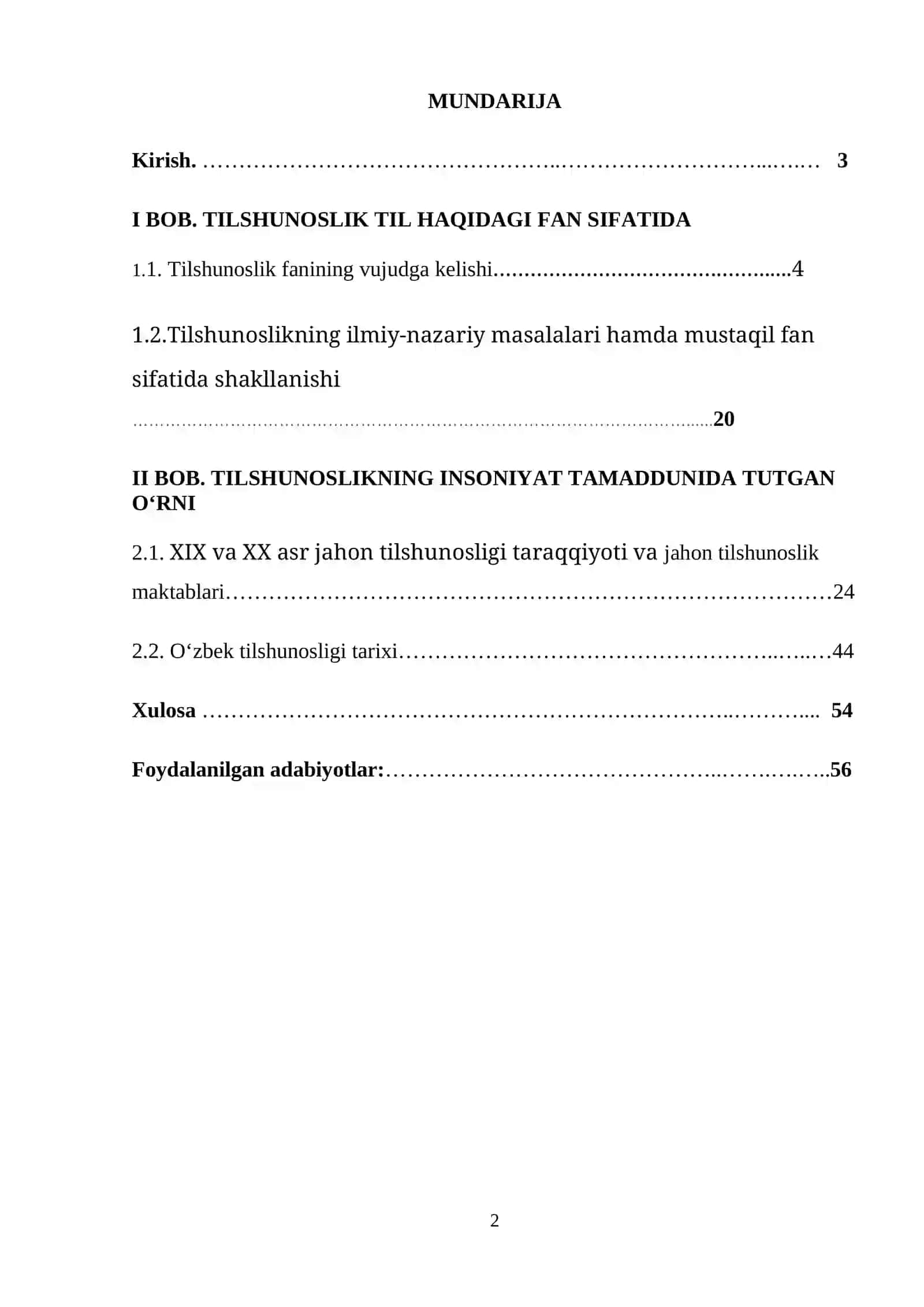 XIX va XX asr jahon tilshunosligi 2