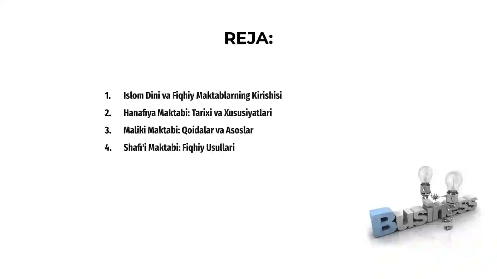 Islom dini fiqhiy maktablari 2