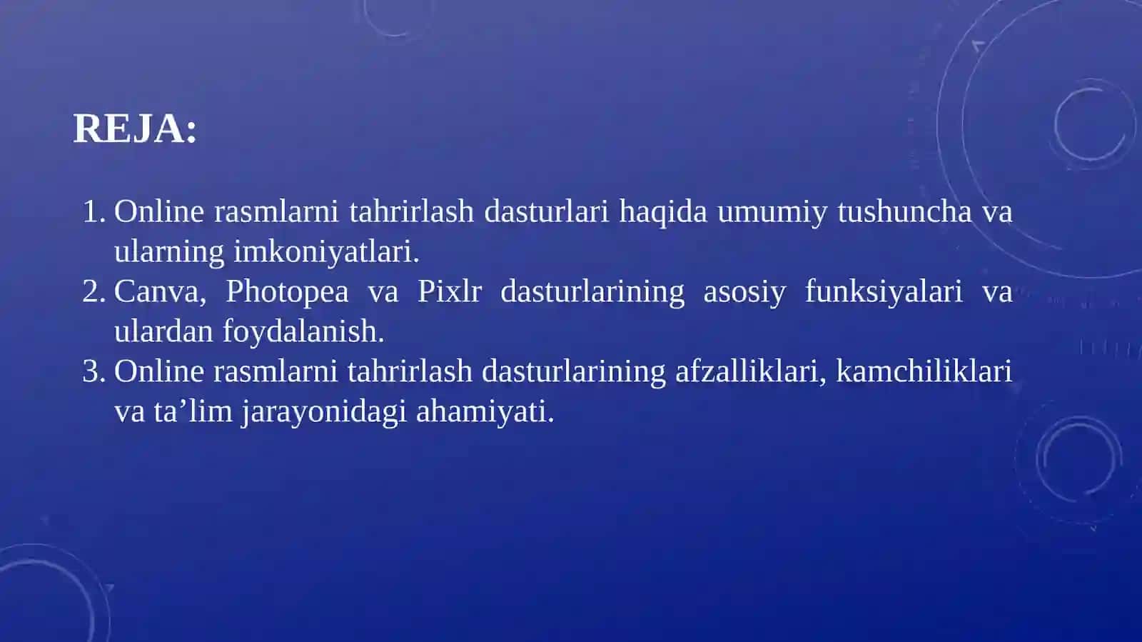 Online rasmlarni tahrirlash dasturlari 2