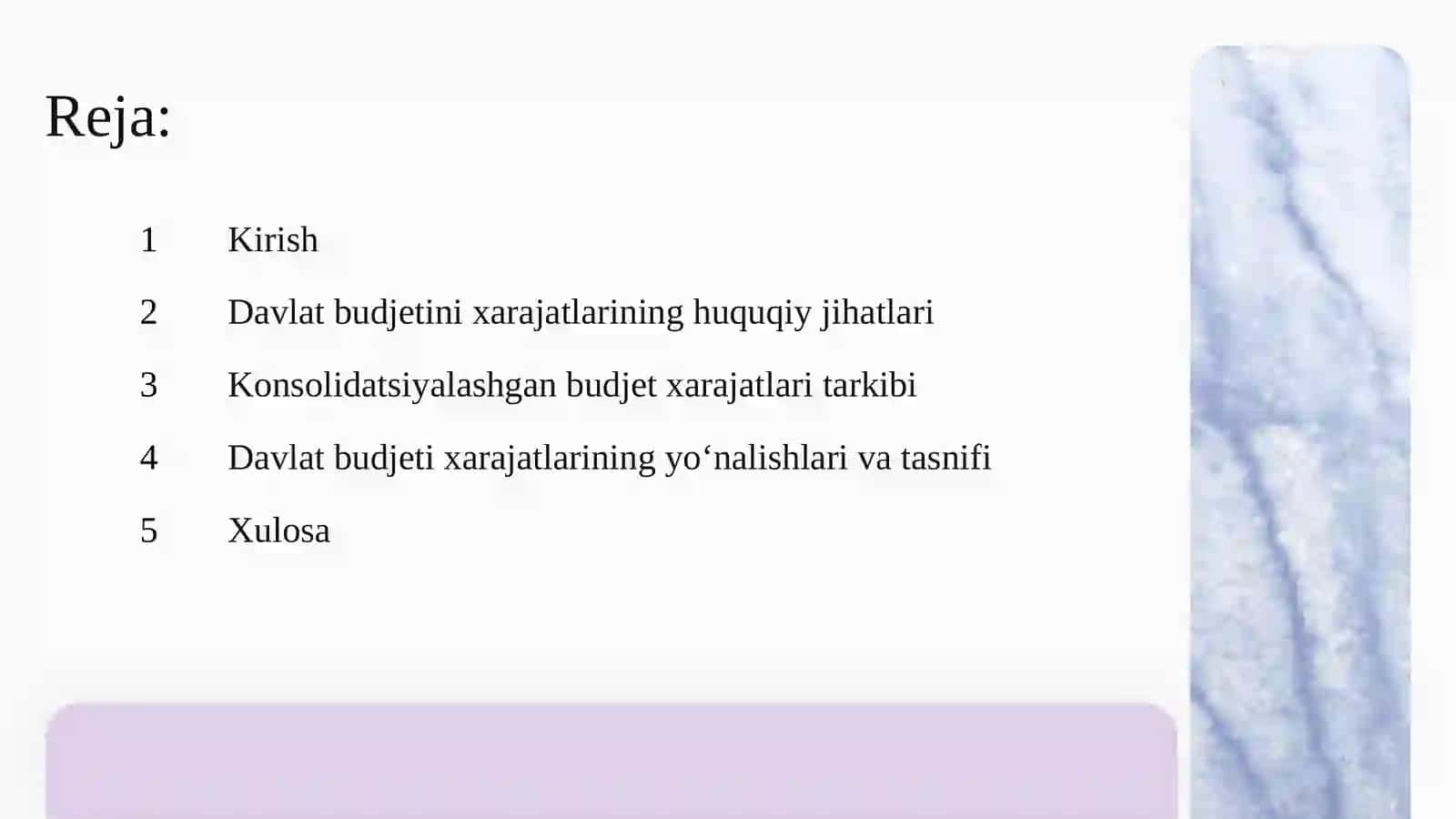 O’zbekiston davlat budjeti xarajatlari va uning o’ziga xos jihatlari 2