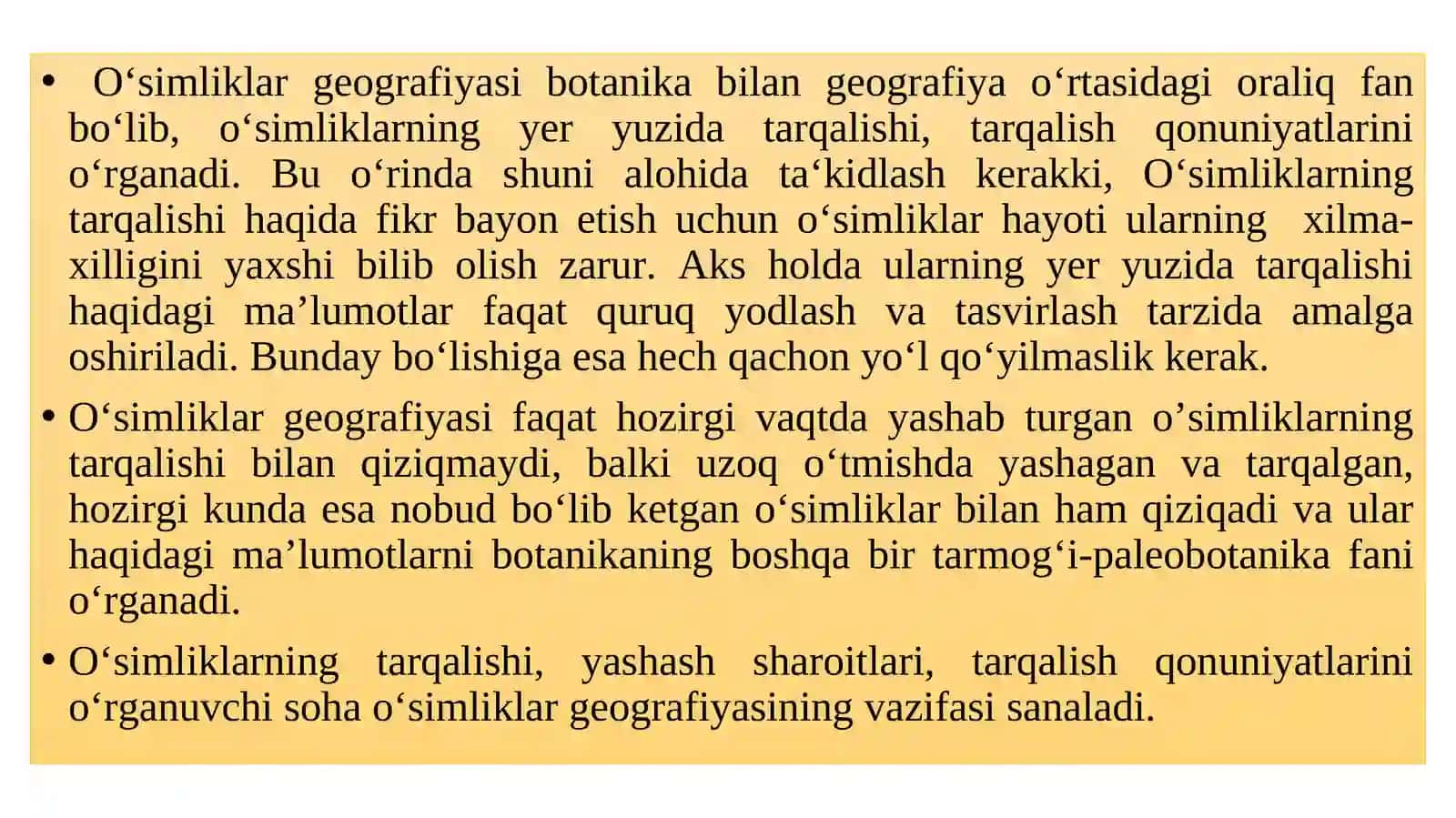 O‘simliklar geografiyasi 2