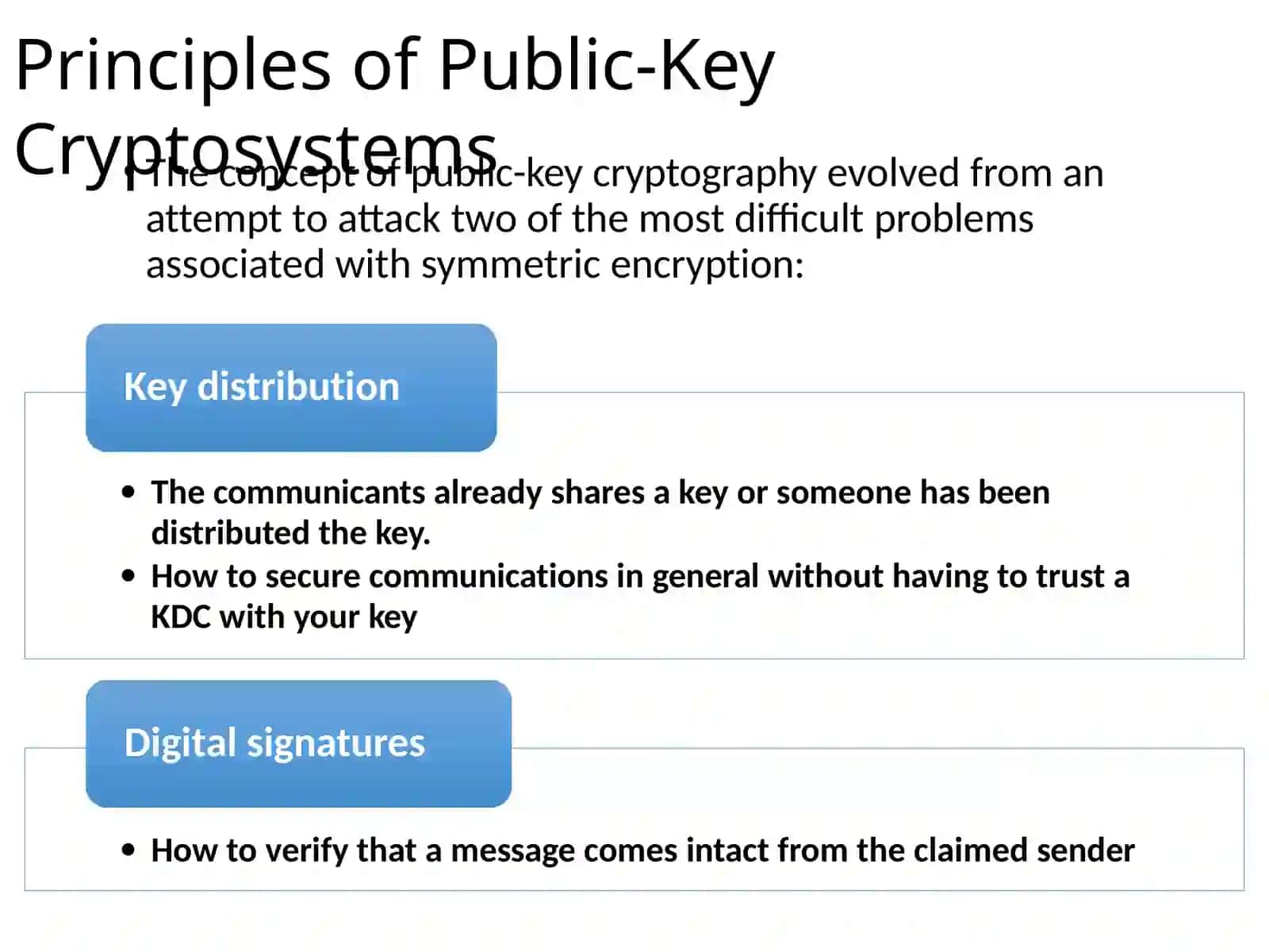 Public key Cryptography 2