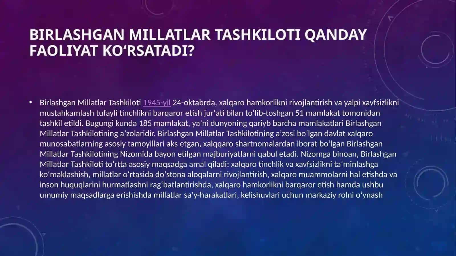 Birlashgan Millatlar Tashkiloti 2