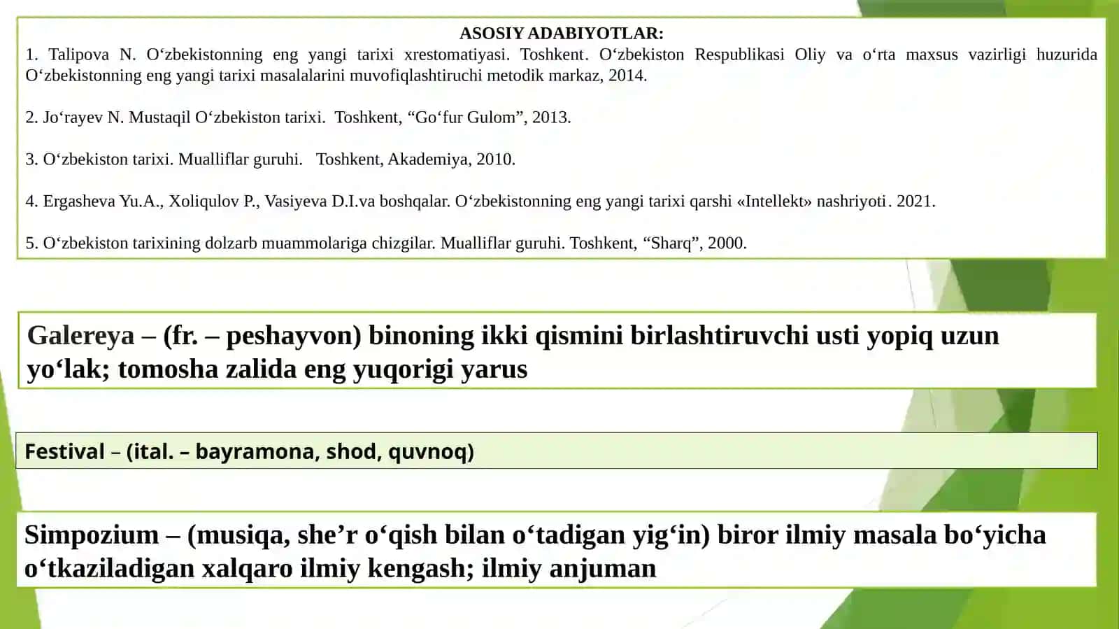 Oʻzbekistonning eng yangi tarixi 2
