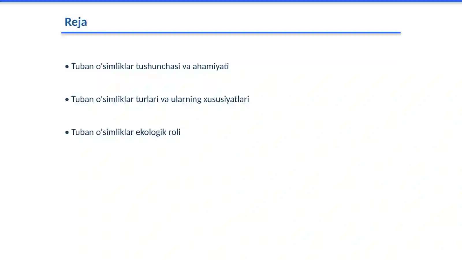 Tuban o'simliklar 2