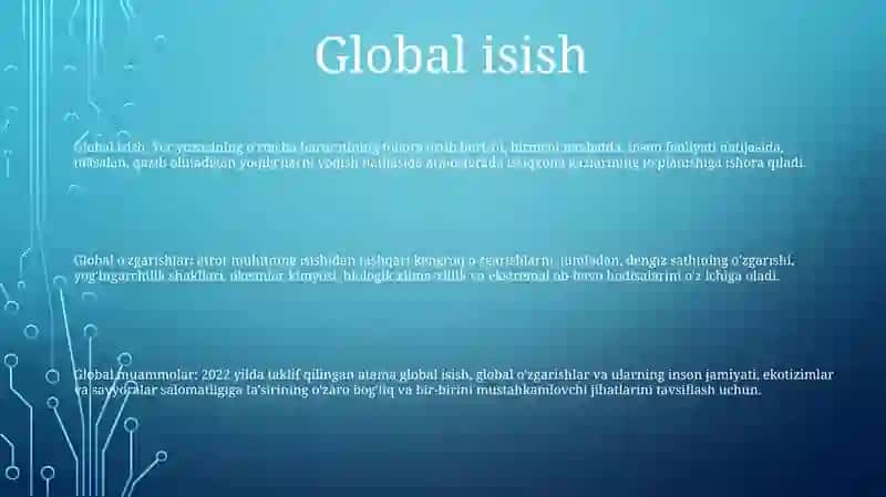 Global Muammolar 2