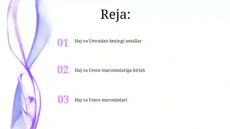 Haj va Umra marosimlari 2