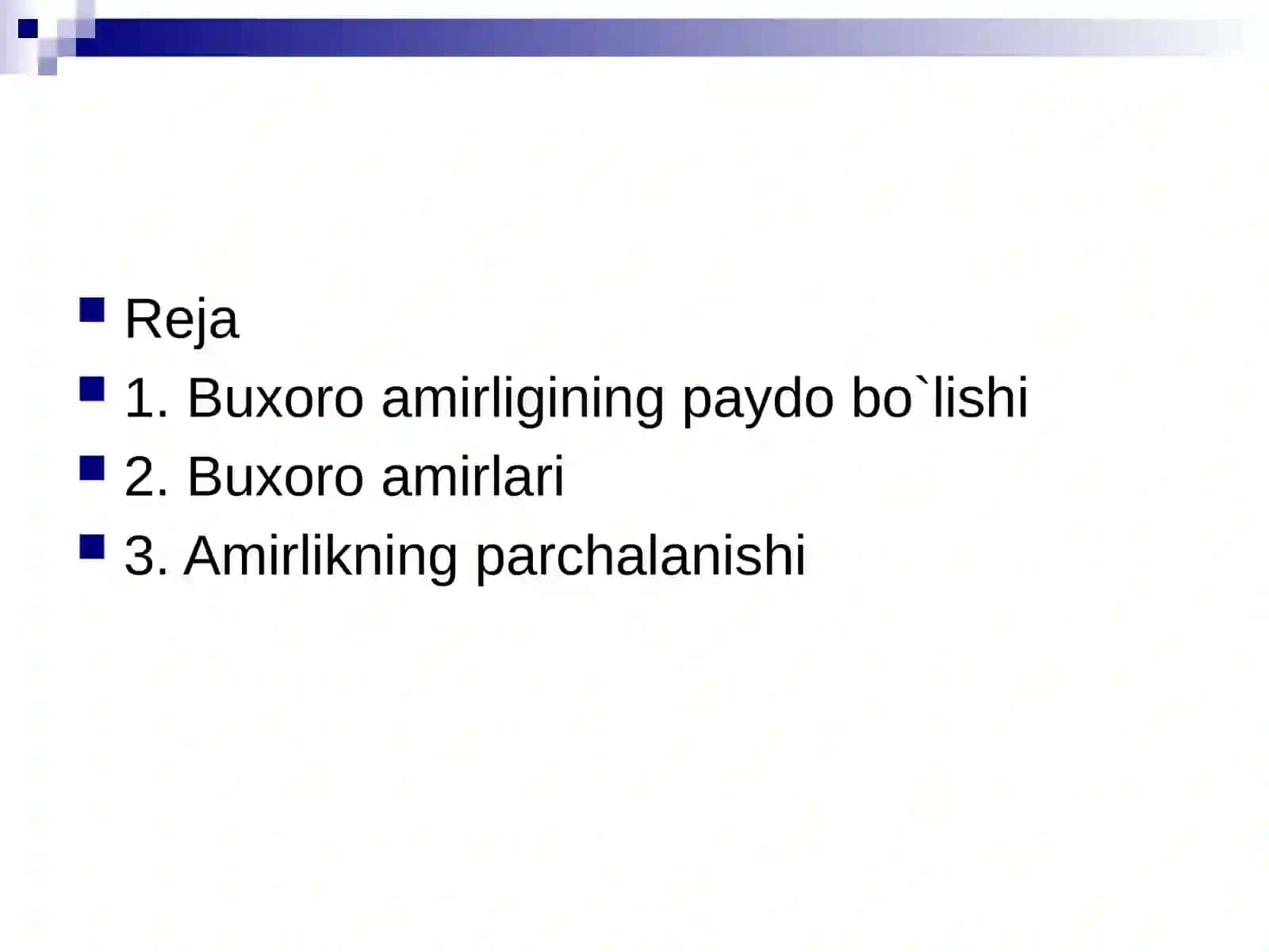 Buxoro amirligi 2