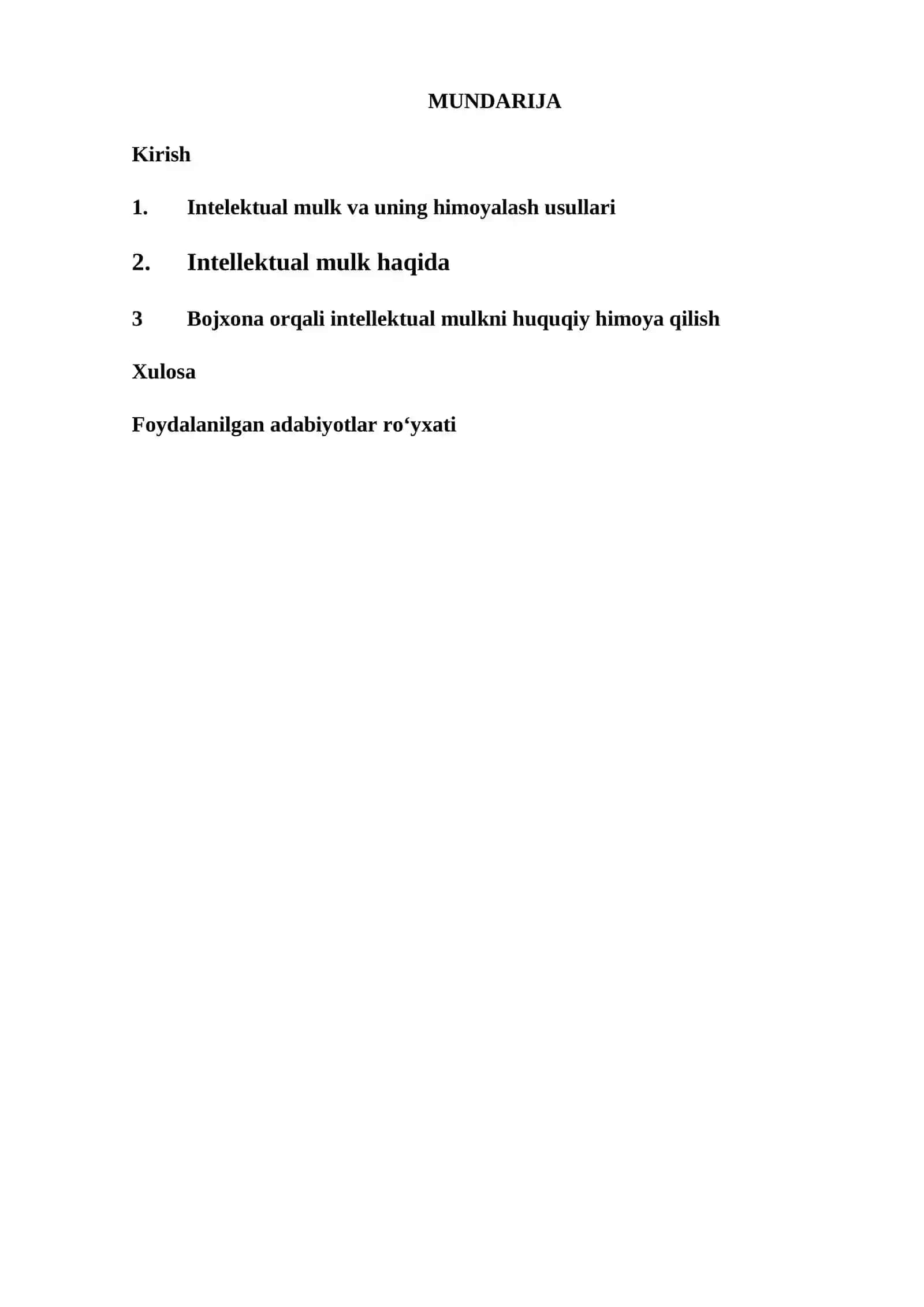 Intelektual mulk va uning himoyalash usullari 2