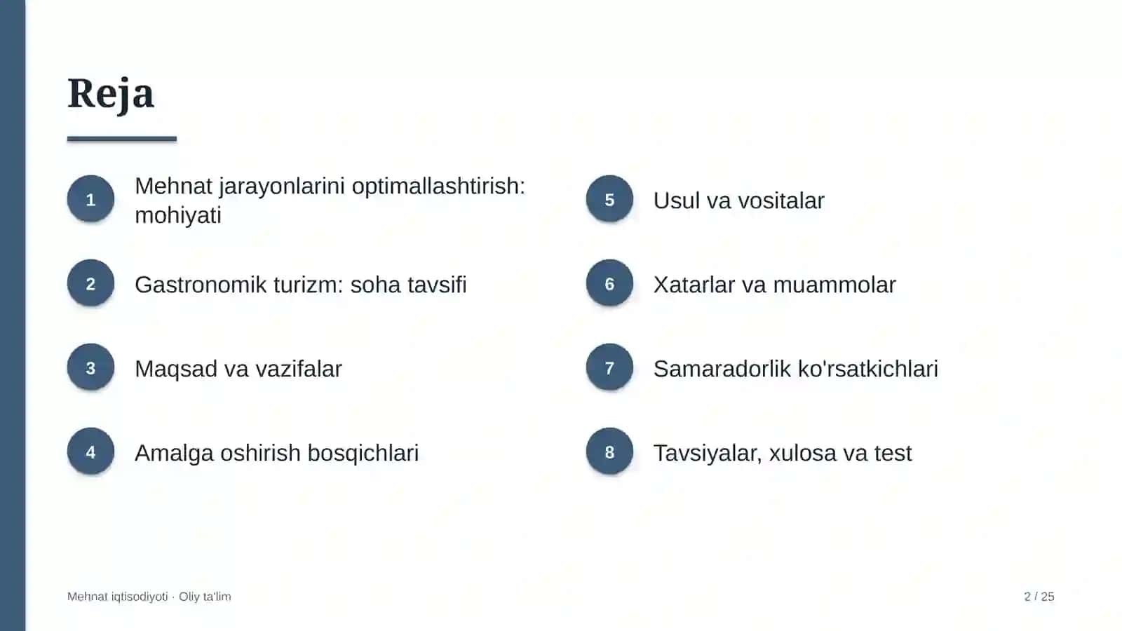 gastronomik turizmda mehnat jarayonlarini optimallashtirish 8387 2