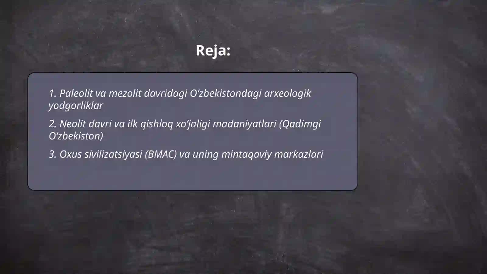 Qadimgi Oʻzbekiston tarixi 2