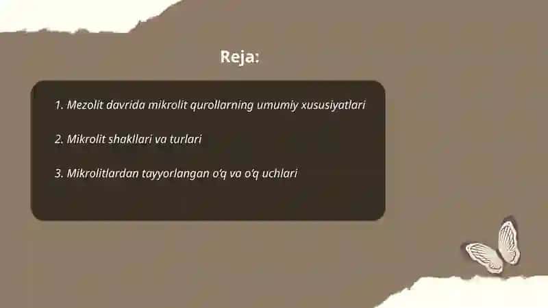 Mezolit mikrolit qurollar 2