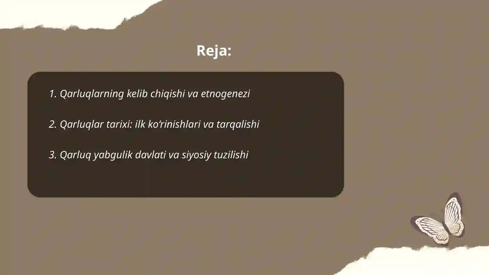 Qarluqlar Tarixi 2